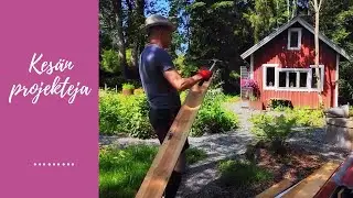 Autotallin purkaminen jatkuu ja hellettä pukkaa - pihatyötkin pitäisi kuitenkin tehdä!☀️ // Vlogi 💞