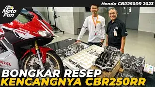Bedah Mesin Honda CBR250RR 2023, Beda Kompresi Hingga Gear Rasio! | MotoFun Indonesia