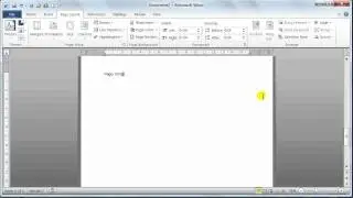 Microsoft Word 2010 Insert Page Breaks Section  Breaks Column breaks text wraping  - Tutorial 17