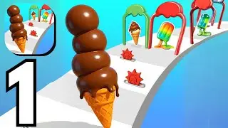 Stacky Ice Cream Runner - Gameplay Walkthrough Part 1   (Android,iOS)  NEW UPDATE