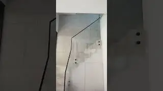 Glass railing slim profile and fix glass 