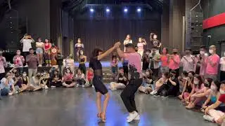 Marco & sara workshop social demo / 2022 seoul bachata festival