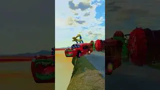 BOLAR vs MONSTER 💥#BeamNG #FunnyCrash #BolarVsMonster #BeamNGdrive #Bolar #Monster #CrashTest