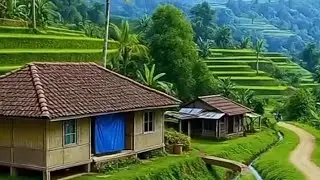 Bikin betah kampung Sunda di pelosok terpencil alamnya yang indah 