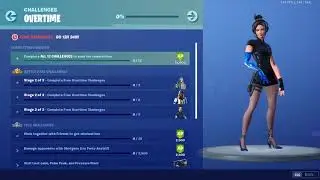 Fortnite OVERTIME CHALLENGES FREE REWARDS and ITEMS (Unlock Free Skin Stages Season 9 Fortnite)
