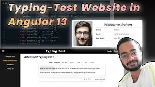 Let's Build a Typing Test Website in Angular 13 | ASP.NET Core | EF Core | 2022