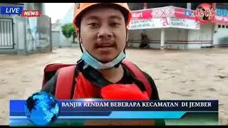 Banjir bandang Banjir Bandang, Rendam Beberapa Kecamatan Di Kabupaten Jember 10/01/2022