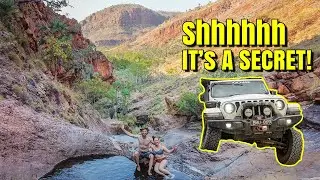 Remote 4x4 ADVENTURE to SECRET spring for SWIMMING in the Kimberly - Jeep Gladiator Around Australia