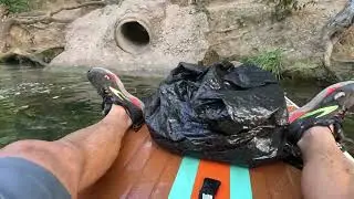Paddle Board Trash Pickup, Town Lake, Austin TX, June 30, 2025 - GoPro Hero 11