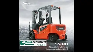 Heli H4 series 1500kg to 3800kg electric forklift range