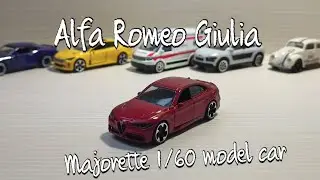 Alfa Romeo Giulia Majorette 1/60 model car 🚗🚗🚗