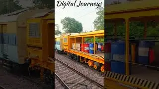 Plasser Ballast Tamper Machine North Central Railway INDIAN RAILWAYS #youtube #youtubeshorts #viral