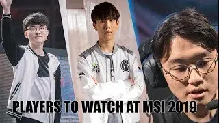 Players to watch at MSI 2019 | ESPN Esports