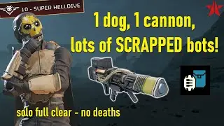 Helldivers 2 -  Quasar Cannon & Guard Dog COMBO!! Super Helldive (solo full clear)