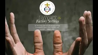 Back to factory settings   Part 4   Reboot