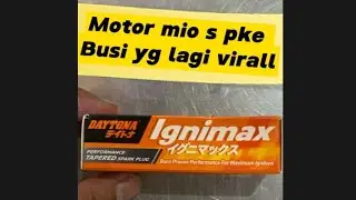 Busi Daytona Ignimax ✅‼️Emang Boleh ⁉️ Mio s pke Busi yg virall ‼️ #matic #yamaha #mio #vlog7