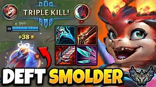 Smolder vs Varus ADC [ KT Deft ] Patch 14.2 Korea Challenger ✅