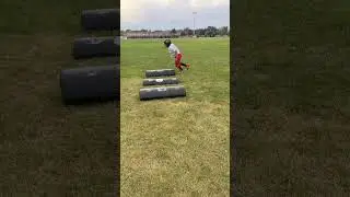 Youth Football Drills Relay Race #8ufootball #football #8u #practice #youthfootball #practice #viral