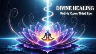 963Hz Divine Healing Frequency | Open Third Eye & Pineal Gland | Deep Spiritual Awakening Sleep