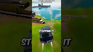 How would you stop the the train in bank city? 🤔#fortnite #BankCity #GTA #fortnitemap #GTA6 #RP