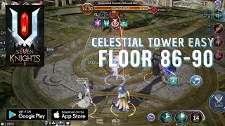 [Seven Knights 2] Guide for CELESTIAL TOWER EASY FLOOR 86-90 ft. KARIN COSETTE KRIS YURI