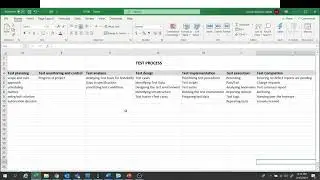 ISTQB Chapter-1: Entire Test Process in one slide