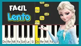 LIBRE SOY - FROZEN - PIANO TUTORIAL LENTO