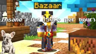 INSANE BAZZAR FLIP  (1M PROFIT PER FLIP) | Hypixel Skyblock