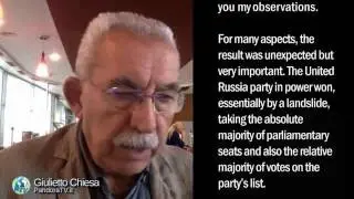 Giulietto Chiesa - Commentary: Election in Moscow. Stability but problems.