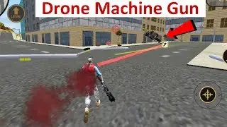 Miami crime simulator (Drone Machine Gun) - Police Use Drone Machine Gun in Miami crime simulator