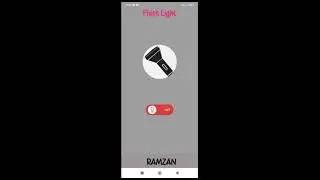 Flash Light Using Flutter | Toggle Button -Swap Button
