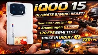 iQOO 15 Launch 🔥 | Snapdragon Power + Extreme Gaming Performance 😱 | Best Phone For BGMI Lovers🥺