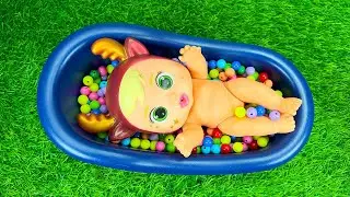 Ultimate Bathtub Candy Infusion & Slow Slime Flow | ASMR Serenity