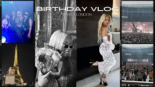 PARIS & LONDON BIRTHDAY TRAVEL VLOG! Renaissance Tour, Disneyland, Lit Nights & more | LONDON LUX