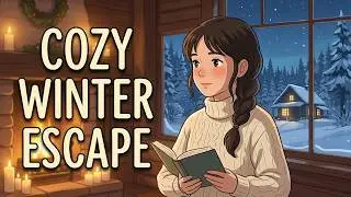 A Winter Evening Alone | Cozy Snowy Cabin Life