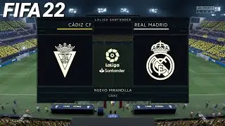 FIFA 22 - C&aacute;diz CF vs Real Madrid - La Liga | PS4