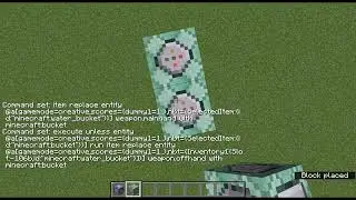 Minecraft Command Tutorial EP 8 | Making Water Buckets Work In Creative!