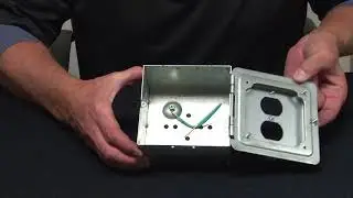 5 in Square Box with Hinged 2.1 in 30-50 Amp Industrial Cover
