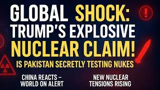 Trump का दावा: Pakistan ने गुपचुप किया Nuclear Test? China ने दी सफाई, India पर बढ़ा दबाव!