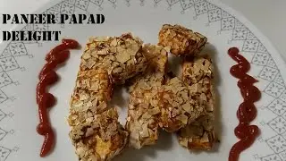 Paneer Papad Delight | Starter