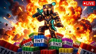 🔴 Minecraft TNT Village LIVE #shorts #minecraft #shortslive #shortsfeed #live