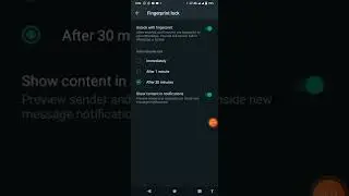 How to Set Whatsapp Fingerprint Mobile | Tech Get