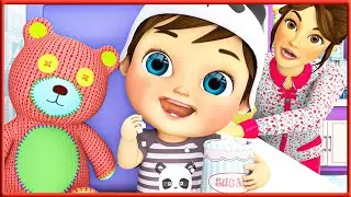 Johnny Johnny Oui Maman | Comptines avec B&eacute;b&eacute; Louis | Little Angel Fran&ccedil;ais