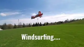 RC Park flyer surfing in the wind....