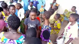 CBAM met le feu  : animation pour fête doyenné chorale Adjogan Adanhou 13 avril 2024.