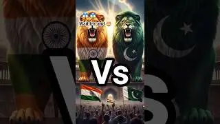 Epic Lion Fight | India vs Pakistan 🦁 The Real Jungle King🇮🇳🇵🇰😱