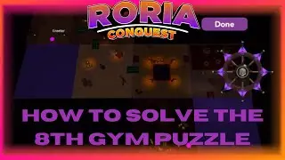 How To Beat the 8th Gym In Roria Conquest! | Pok&eacute;mon Brick Bronze
