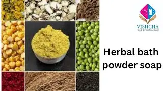 Herbal bath powder soap. #Nalangumayusoap#Herbalsoap#Homemadesoap#Vishcha#Handmadesoap#chemicalfree