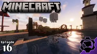 Ghast Powered Bridge | Minecraft Survival #16