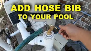 ADD HOSE BIB TO DRAIN YOUR POOL
